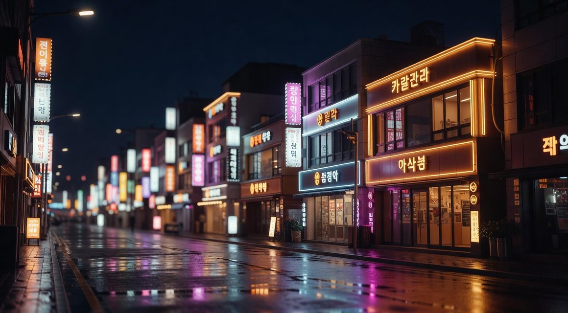 조명 결이 다른 두 외벽 — 이름이 갈리는 기준